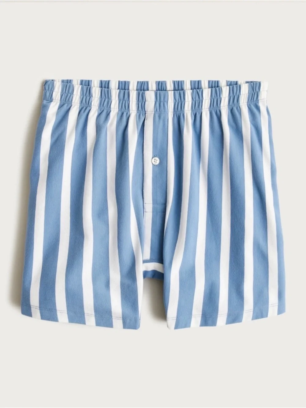 J. Crew Blue and White Vertical Stripe Cotton Boxers